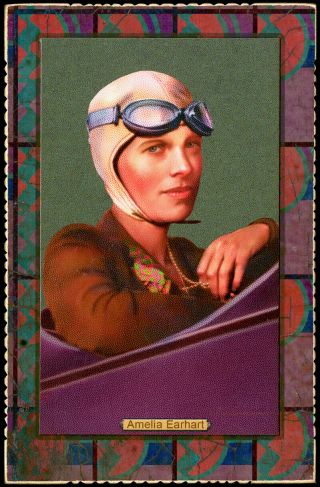 Daredevil Newsmakers 8 Amelia Earhart Female Aviator First Time