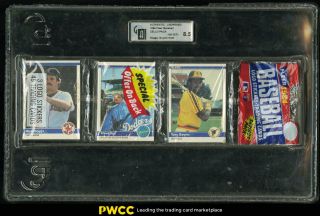1984 Fleer Baseball Cello Pack W/ Tony Gwynn & Wade Boggs,  Gai 8.  5 (pwcc)