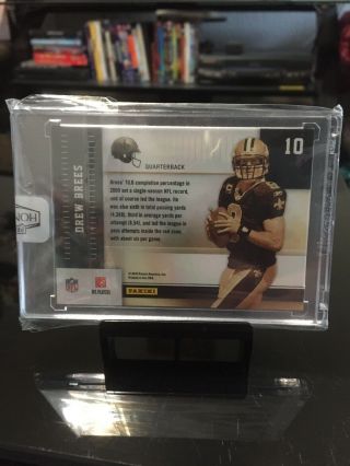 2016 Honors Drew Brees Auto SSP /9 2010 Absolute Buyback 2