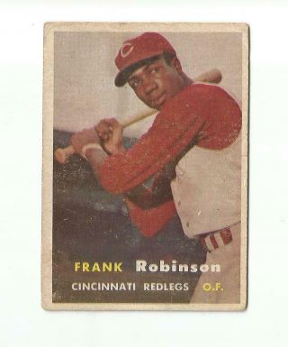 Frank Robinson Rc 1957 35 Reds Rookie