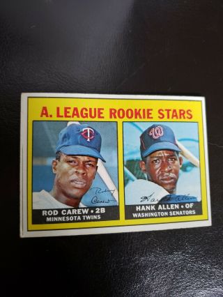 1967 Topps 569 Rod Carew Minnesota Twins Rc Rookie Hof