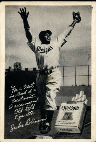 1948 Jackie Robinson Old Gold Cigarette