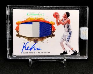 2018 - 19 Flawless Collegiate Kevin Knox Gold Rpa Auto 1/10 1/1 Kentucky Hot