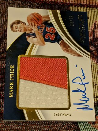 2015 - 16 Immaculate Mark Price To Color Patch Auto 20/25