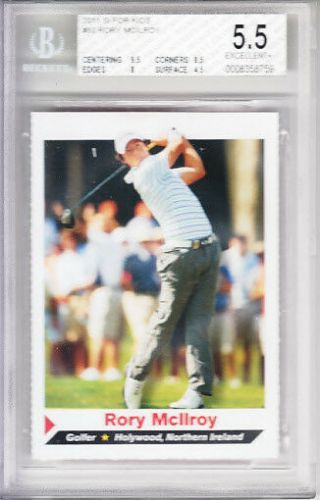 Rory Mcilroy 2011 Sports Illustrated For Kids Si Golf Rookie Card Rc Bgs 5.  5 Ex,