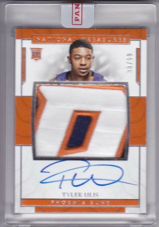 Tyler Ulis Suns Rc 2016 - 17 Panini National Treasures Rookie Patch Auto 38/99