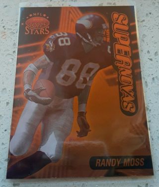 Randy Moss Nova 1998 Topps Stars /100 Rookie Bronze