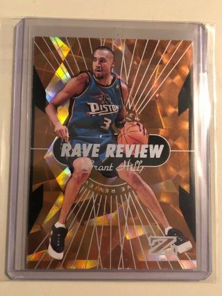 1997 - 98 Skybox Z - Force Grant Hill Rave Review 4 Rare 90 