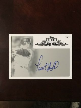 2013 Topps Tribute York Yankees Paul O’neill Autographed Printing Plate 1/1