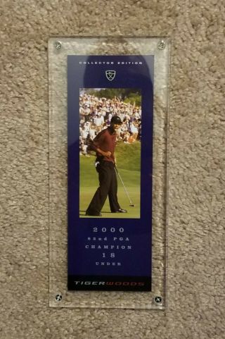 Very Rare Tiger Woods 2000 Pga Champion Collector Edition Nike Golf Card