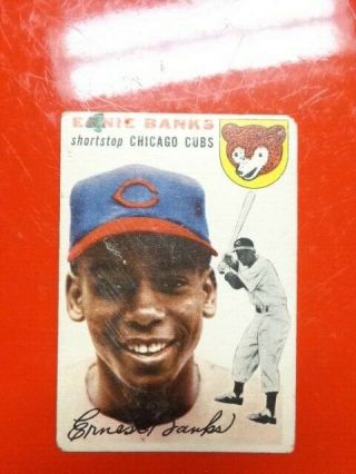 1954 Topps Ernie Banks Rookie Card No 94,  (not Reprint)