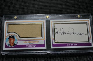 2018 Topps Transcendent - Hal Newhouser - Cut Signature Relic Book 1/1