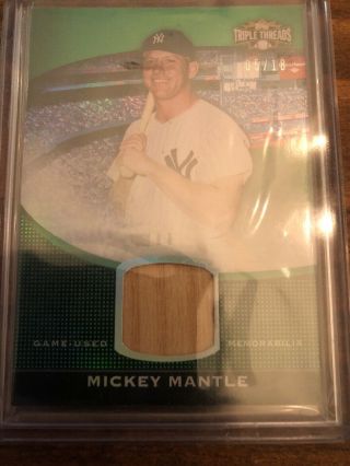2011 Topps Triple Threads Mickey Mantle