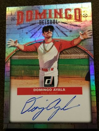 2019 Donruss Domingo Ayala On Card Autograph Sp Please Read