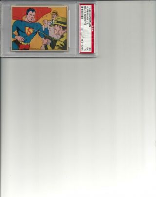 1940 Superman Vs.  Bank Robbers 6 Psa 5