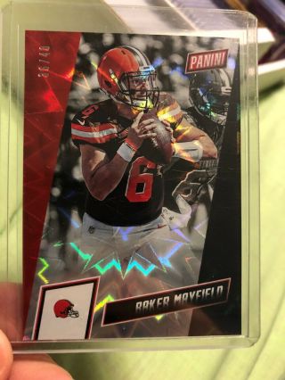 2019 Panini National Baker Mayfield Silver Pack Exclusive Sp 36/40