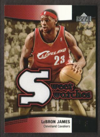 2004 - 05 Sweet Shot Sweet Swatches Sw - Lj Lebron James Jersey Cleveland Cavaliers