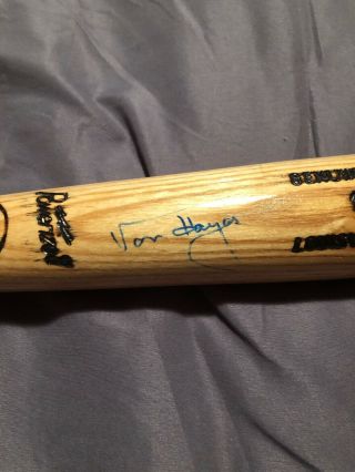 1986 Louisville Slugger Baseball Bat Signed By Von Hayes - Philadelphia Phillies