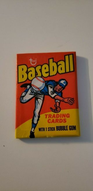 1975 Topps Baseball Wax Pack