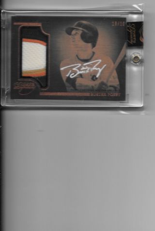 2014 Topps Dynasty Buster Posey Auto 4 Color Patch Autograph 10/10 Giants