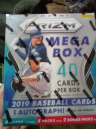 2019 Prizm Baseball 10 Pack Mega Box Guaranteed Auto