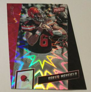 2019 Panini National Baker Mayfield Silver Pack Exclusive Sp No 6 11/40
