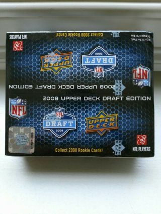 2008 Upper Deck Draft Edition Football 24 - Pack Box