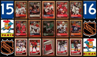 2015 - 16 Panini 15 - 16 Nhl Hockey Stickers Complete Set Of 516 W/sp Sam Bennett Rc