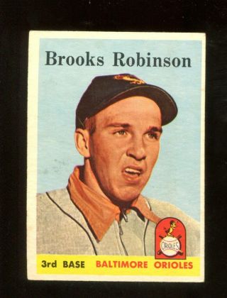 1958 Topps Brooks Robinson 307 (100.  00) Ex,  Scc3049