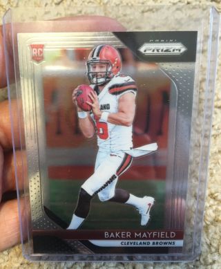 2018 Prizm Baker Mayfield Cleveland Browns Rc Rookie Card Hot Hot
