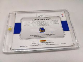 2018 - 19 National Treasures Colossal Material Auto KEVIN DURANT d /25 READ 2