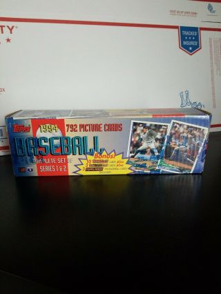Topps 1994 Series 1 & 2 Complete Set Mlb Baseball