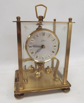 Vintage Kern Brass & Glass Carriage Clock - Spares/repairs - N22