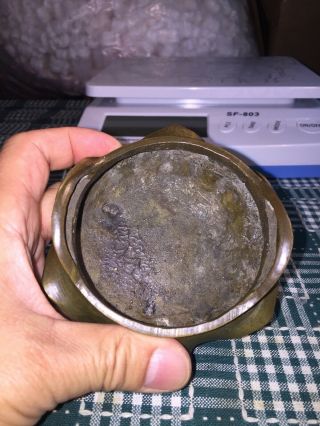 Antique Chinese Bronze Censer Incense Burner Xuande Mark 2