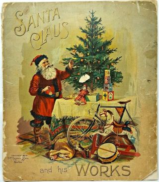 Santa Claus Antique Thomas Nast Decor Tree Gift Toy St Nicholas Ornament Xmas Us