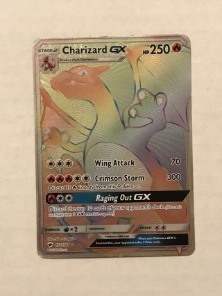 Charizard Gx 150/147 Secret Hyper Rainbow Rare