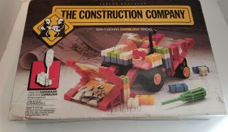 Parker Brothers The Construction Company Building System Job 3000 Box And Parts