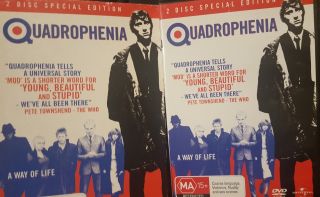 Quadrophenia Rare Cult Dvd Movie 2 Disc Special Edition The Who British Mods Oop