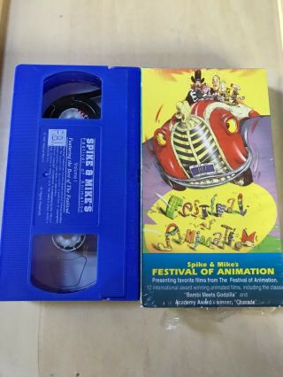 Spike and Mike Sick and Twisted Festival of Animation Volume 1 VHS RARE 2