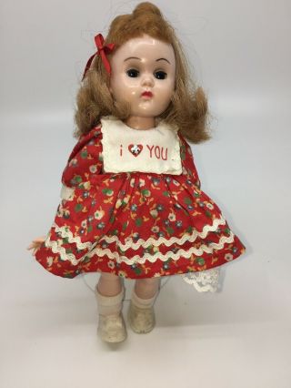 8” Ginny Bent Knee Walker Doll Vintage