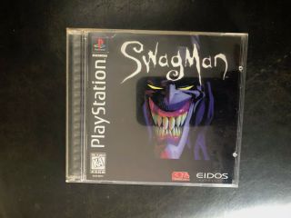 Swagman (sony Playstation 1,  1997) Ps1 Rare Complete Cib Black Label Vgc