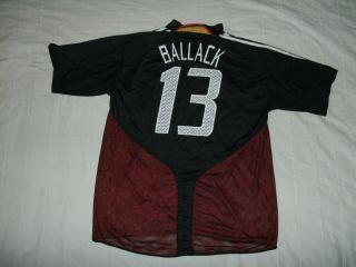Rare Vintage 13 Ballack Germany 2004 Mens Football Shirt Size Xl Chest 44 46