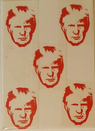 Trump 2020 Pop Art Trading Card Rare Ericsrelics Ltd Ed Aceo