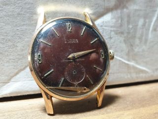 Vintage Rare Eloga Eta 1281 21 Jewels Swiss Wind - Up Watch,  35 Mm,  Not