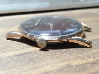 Vintage rare Eloga ETA 1281 21 jewels swiss wind - up watch,  35 mm,  not 2