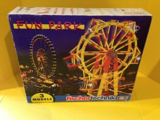 Fischertechnik Fun Park 3 Models Mpn 57 484 Ferris Wheel Octopus Carousel