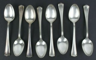 Vintage Silver Plate 1847 Rogers Bros Xs Triple Spoon Set Of 8