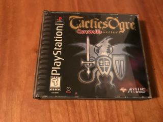 Tactics Ogre (sony Playstation 1,  1998) Great Extremely Rare