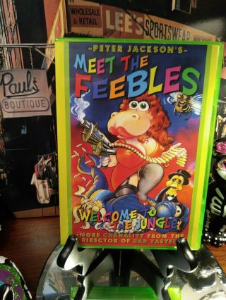 Meet The Feebles Dvd - Authentic Release - Peter Jackson Rare & Oop - All Regions