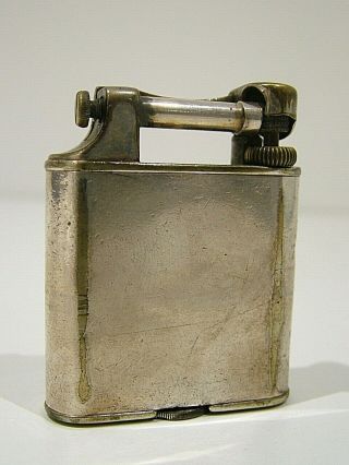 1930’s Vintage Dunhill Lift Arm Lighter Pat No 390107 Petrol Made In England 884